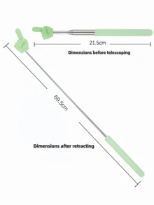 1 قطعة / 3 قطع / 6 قطع عصا إشارة للقراءة قابلة للسحب، عصا إشارة للتدريس قابلة للسحب، عصا خاصة للمعلم لتوجيه القراءة والسبورة والبيانو، عصا قراءة للمنزل والمكتب والمدرسة والرسم والطلاب والأقلام والقرطاسية والأولاد والبنات ولوازم المدرسة وديكور عيد الهالوين