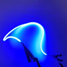 6 قطع شرائط إضاءة LED مرنة بطول 130مم/5.11بوصة ~ 300مم/11.81بوصة، باللون الأزرق، ساطعة ومرنة لل- DIY، تعمل بالبطارية 3 فولت (البطاريات غير مشمولة)، ديكور لغرفة المعيشة، عيد الهالوين/عيد الميلاد