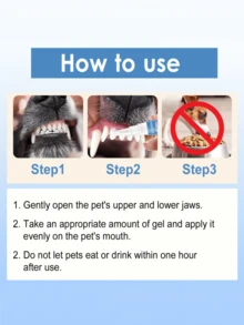 1支装宠物牙齿清洁笔 - 犬猫牙齿清洁凝胶配软毛刷 - 清新口气，呵护牙龈 - 简单易用的宠物牙齿清洁器 - 彩色 - 查看 2