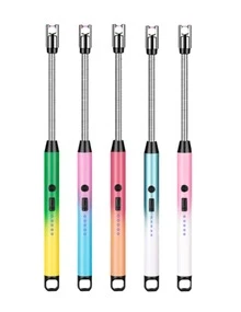 USB Electric Lighters In Different Colors, Set Of 3 Pieces - Multicolor - View 1