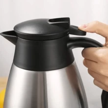 2L/67oz Stainless Steel Thermal Coffee Carafe With Cleaning Brush, Double-Wall Vacuum Insulated Coffee Pot,Thermal Bottle For Coffee And Tea, Insulated Vacuum Bottle For Home, Office, And Carafe Use, Perfect For Hot And Cold Beverages - Multicolor - View 6
