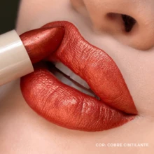 Mahav Everyday Shimmering Lipstick - Brillo de cobre - Ver 1