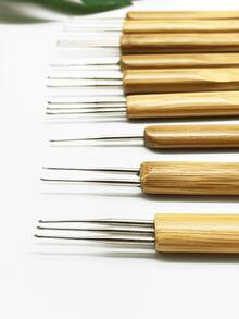 31pcs Professional Braiding Crochet Hook Tool Set - 3 Sizes Crochet Hooks + Hair Clips & Accessories, Home & Personal Braiding Styling Creative Tool Kit, Suitable For Professional Hairstylists - Multicolor - View 3