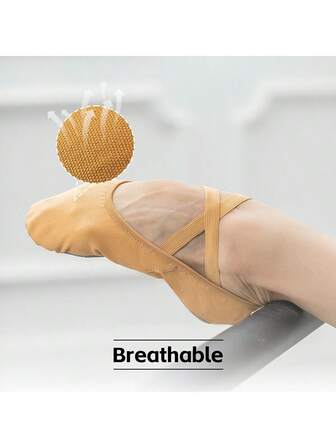 Drawstring-Free Canvas Professional Ballet/Jazz/Yoga Shoes