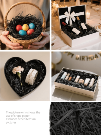 1pc, 100g, 500g, Crepe Paper Filler, Gift Wrapping Filler Paper Silk, Universal For Wedding Valentine's Day Halloween Father's Day Mother's Day Christmas Party Decoration, Gift Blue Pad Paper, Fragile Gift Protection,Gift Box,Shredded Tissue Paper,Tissue Paper,Halloween Basket Fillers,Boo Basket Gifts Fillers,Boo Basket Gifts Fillers,Hen Party Gift Bag Fillers,Christmas Eve Box Filler,Raffia,