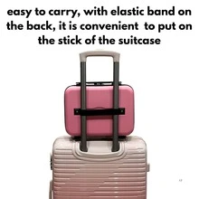 Estuche de belleza ORLACS, de 12 pulgadas, de una sola pieza, de material rígido de PP, ligero, con gran capacidad de almacenamiento, duradero, resistente al agua, al desgaste y a los arañazos, marca europea, diseño europeo, artículo de primera calidad, para maquillaje en el carrito, adecuado para cosméticos y medicamentos, disponible en varios colores