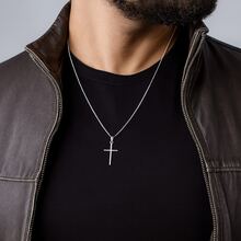 Men's Pendant Necklaces - Silver - View 3