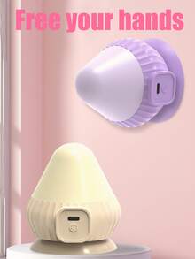 全新 USB 可充电电动吸盘筋膜球按摩振动足部肌肉放松按摩器，电动吸盘按摩器，多级振动，用于肌肉放松 - 彩色 - 查看 2