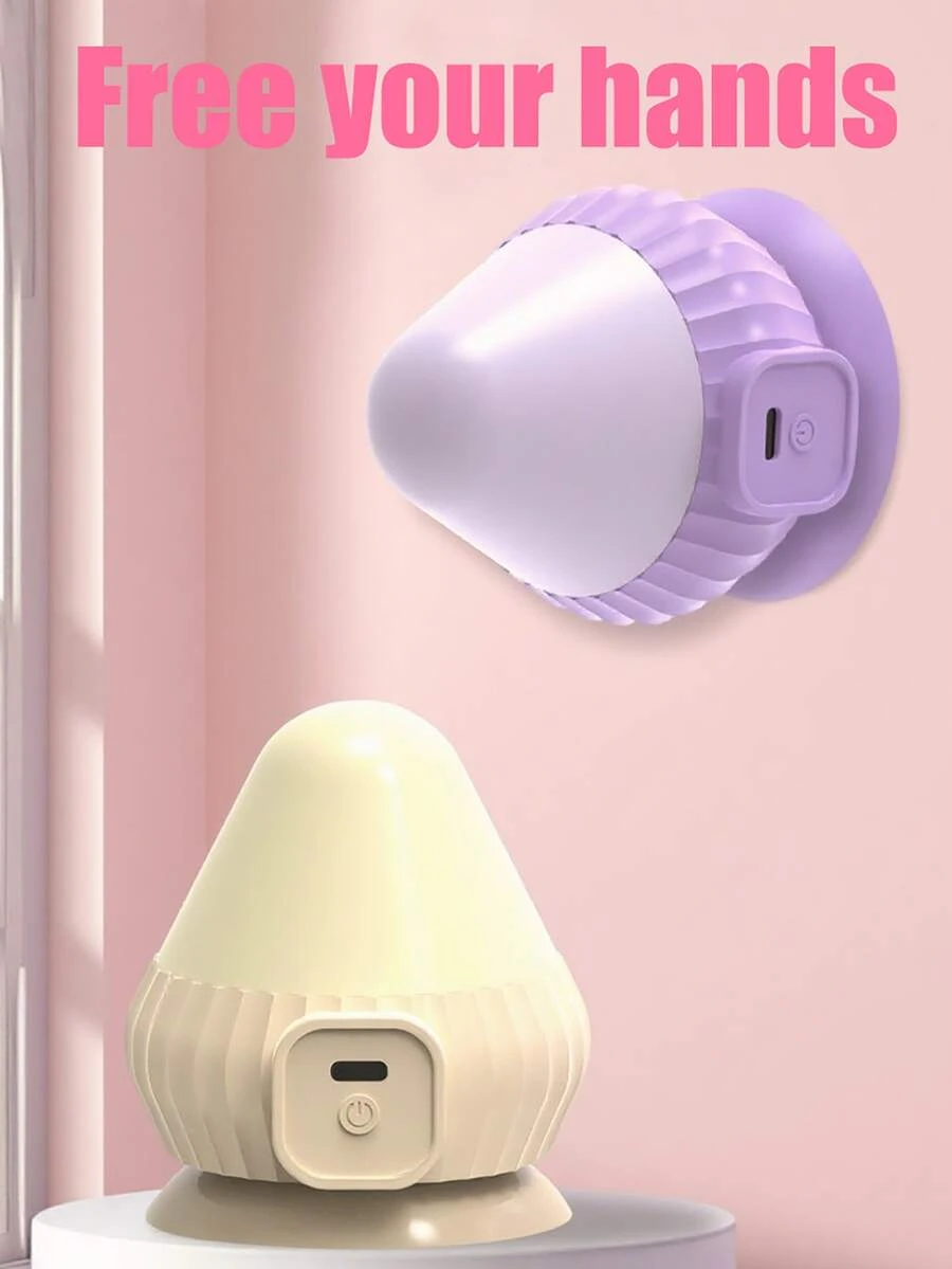 全新 USB 可充电电动吸盘筋膜球按摩振动足部肌肉放松按摩器，电动吸盘按摩器，多级振动，用于肌肉放松