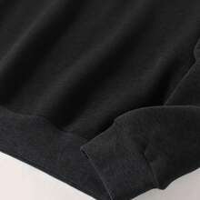 Plus Size Women's Casual Frog Pink Pullover,  All-Season Clothing, Festive Outfit Top, Comfort Seekers - 黑色 - 查看 4