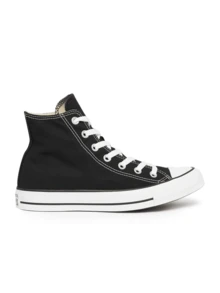 Converse Chuck Taylor All Star Hi 运动鞋休闲鞋高帮系带踝部支撑帆布透气耐用经典款式日常街头健身旅行男女通用黑色 M9160 - 黑色 - 查看 4