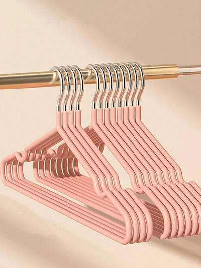 1/10/20 piezas Ganchos metálicos antideslizantes para secar, aptos para el hogar y la cuerda de tender, pueden colgar ropa de niños y adultos