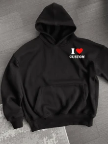 Moletom feminino personalizado com 1 peça. Imprima seu próprio texto e imagem. Personalize seu moletom favorito. Blusa de manga comprida exclusiva, ideal para o dia a dia, para usar em casa, para praticar esportes e outras ocasiões. É o presente perfeito para familiares, amigas e namoradas, e uma ótima opção para o Dia dos Namorados e aniversários.