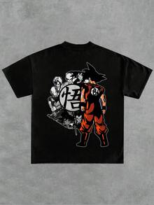Dragon B*All Anime Characters, Goku Men's Tops, Men's Street Style T-Shirts