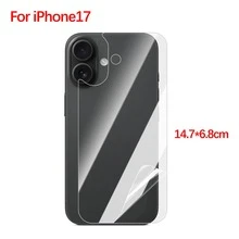 5 Piezas de Películas de Hidrogel Transparentes para iPhone 17 Air Pro MAX, Protector de Pantalla Suave para iPhone 17Air 17Pro Max 16 16e 16Pro 16Pro Max 15 15Pro 15Pro Max 14 14Pro 14Pro Max 14Plus