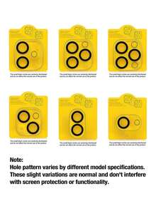 5 Packs Camera Lens Protective Film For IPhone 16e14 Pro Max Phone 15 Pro Max 16Promax Phone 14 Pro 13 15 Plus Accessories Camera Screen Cover 9H Glass Unbreakable Protective Case