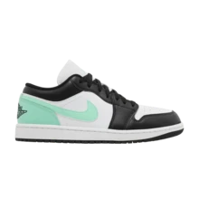 Nike Air Jordan 1 Low 'Green Glow' (Unisex) White/Green Glow/Black 553558-131 Spring New - 白色 - 查看 1