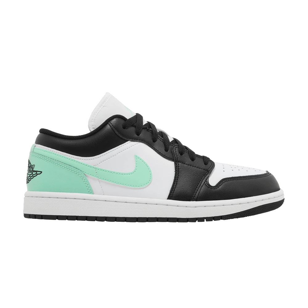 Nike Air Jordan 1 Low 'Green Glow' (Unisex) White/Green Glow/Black 553558-131 Spring New - 白色 - 查看 1