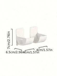 2/4pcs Adhesive Plastic Bag Holder And Wrap Dispenser Set, Wall-Mounted Kitchen Organizer For Cling Film And Trash Bags, Multipurpose No-Drill Cabinet And Refrigerator Side Storage Solution, Space-Saving For Plastic Bags, Wrap, And Roll Paper, Versatile Organizer For Kitchen & Bathroom, No-Drill Plastic Wrap And Garbage Bag Holder, For Birthday, Housewarming, Christmas