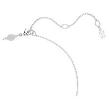 SWAROVSKI SWAN 新款維也納白色天鵝項鍊女鎖骨鍊女送母親送女友送愛人生日禮物開學禮物聖誕禮物結婚禮物 - 白色 - 查看 5