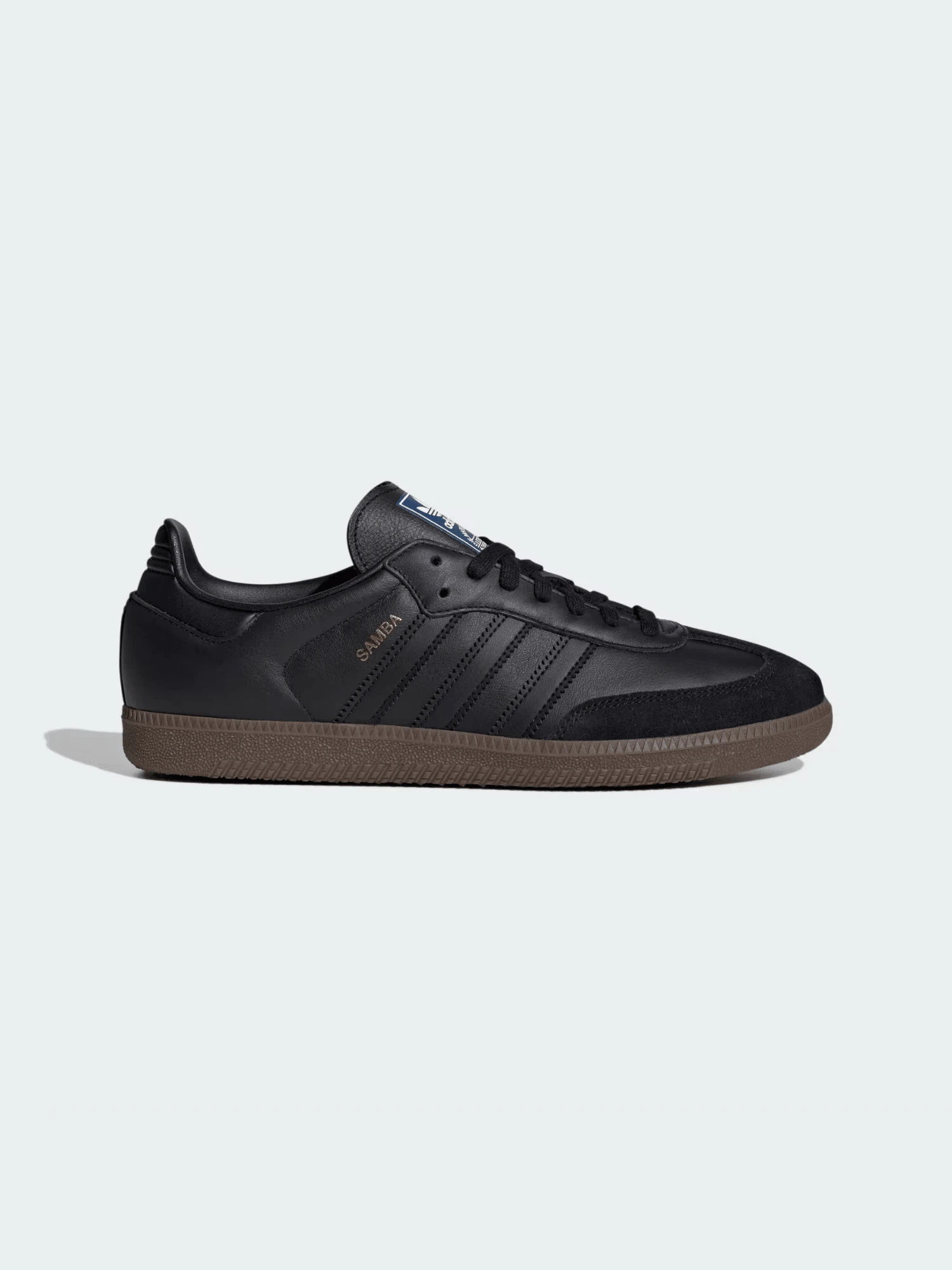 Adidas Originals Adidas Samba OG Premium Sneakers, Timeless Retro Trainers In Fall Tones, Leather & Suede Construction, Low-Top Casual Sneaker For Outdoor, Sports, Sambas For School And Work, Daily Shoes For Skate Outfit - 核心黑色/核心黑色/膠質 - 查看 1