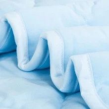 Super Soft Teen Quilt - Lightweight, Warm, And Breathable Comforter For Teens Sleeping, Naps, And Travel, Machine Washable, Solid Color - Sky Blue, 39x59 Inches - 淺藍色 - 查看 6