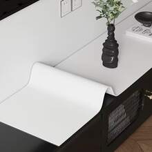 1pc Eye-Protecting Leather Desk Mat, Office Desk Pad, Large Mouse Pad, Laptop Desk Mat, Manicure Desk Mat, Coffee Table Mat, Vanity Table Mat, Super Large Tablecloth, Waterproof, Oil-Proof, Stain-Resistant, Wear-Resistant, Washable Home Dining Table Mat, Suitable For Various Tabletops, Large Dining Table Mat And Small Desk Mat, Fashionable Design, Perfect For Home Decor And Holiday Gifts, Kitchen Counter Mat