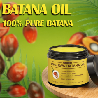 Batana Hair Oil - Enhances Hair Elasticity And Shine, Smooths Frizz, Deep Moisturizing, Suitable For Dry, Coarse Or Damaged Hair