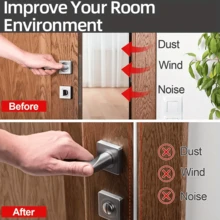 10 Feet Door Draft Excluder, Self-Adhesive Rubber Soundproof Window And Door D-Shaped Seal Strip, Door Frame Gap Weather Strip