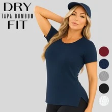 Blusa Feminina Tapa Bumbum Alongada Moda Fitness Casual