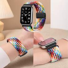 Dây đeo đồng hồ dệt từ tính 22mm, tương thích với Garmin Venu 3/Venu 2/Vivoactive4/Forerunner 265/Forerunner 265 Music/Forerunner 255/Forerunner 255 Music, Galaxy Watch3 45mm/Galaxy Watch 46mm/Gear S3 Classic/Gear S3 Frontier, HW Watch GT5& GT5 Pro GT4&GT3&GT3 Pro&GT 2 46mm/Watch 4/Watch 4 Pro, dây đeo thay thế tháo nhanh, Amazfit BIP5/GTR 4/GTR 3/GTR 3 Pro/GTR 2/3 StratoS Watch, dây đeo cổ tay bằng nylon co giãn có khóa từ tính. - 22mm - Xem 19