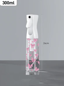Bow Decor Transparent PET Refillable Travel Spray Bottle, Multi-Purpose Fine Mist Sprayer Bottle, Suitable For Travel And Business, Can Be Used As Makeup Remover Spray, Reusable Hair Mist Bottle, Continuous Spray Bottle, Also For Hair Styling, Cleaning, Plant Misting And Facial Hydration - Multicolor - View 5