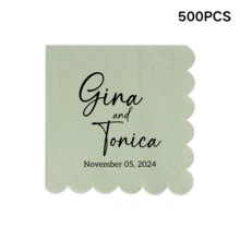 20-500 chiếc khăn ăn cưới tùy chỉnh, khăn ăn giấy viền lượn sóng cá nhân hóa với nhiều kiểu chữ và màu mực, khăn ăn dùng một lần 2 lớp cho đồ uống và tráng miệng, trang trí bàn tiệc cưới hoàn hảo cho tiệc cưới, kỷ niệm, tiệc đính hôn, buổi hẹn hò, tiệc sinh nhật, khăn ăn cocktail tùy chỉnh, phong cách Poetcore, tình yêu vĩnh cửu. - Nhiều màu - Xem 19