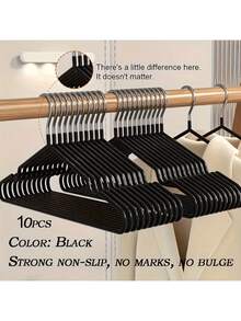 1/10/20 piezas Ganchos metálicos antideslizantes para secar, aptos para el hogar y la cuerda de tender, pueden colgar ropa de niños y adultos - Multicolor - Ver 9