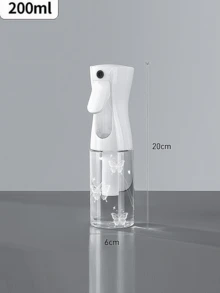 蝴蝶图案可重复灌装透明PET旅行喷雾瓶，多用途细雾喷雾瓶，适合旅行和商务出行，可装卸妆液、可重复使用的发胶，持续喷雾，适用于头发造型、清洁、植物精华、面部保湿等。 - 彩色 - 查看 4