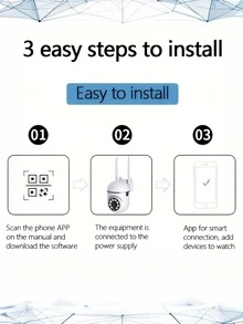 closeli 1pc Indoor/Outdoor Home Security Camera, 8-Light Bulb Camera, 1080P HD, Night Vision, Remote Mobile Viewing, 360° Full View, Suitable For Family Protection, Pet Monitoring, Home Surveillance, With Motion Detection, Two-Way Audio, Siren Alarm, TF Card Storage, WiFi Connection For Mobile & PC - Multicolor - View 10