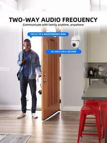 closeli 1pc Indoor/Outdoor Home Security Camera, 8-Light Bulb Camera, 1080P HD, Night Vision, Remote Mobile Viewing, 360° Full View, Suitable For Family Protection, Pet Monitoring, Home Surveillance, With Motion Detection, Two-Way Audio, Siren Alarm, TF Card Storage, WiFi Connection For Mobile & PC - Multicolor - View 7