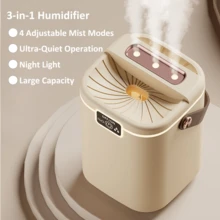 Humidificador portátil 3 en 1 para dormitorio y oficina, funcionamiento ultra silencioso