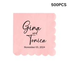 20-500 chiếc khăn ăn cưới tùy chỉnh, khăn ăn giấy viền lượn sóng cá nhân hóa với nhiều kiểu chữ và màu mực, khăn ăn dùng một lần 2 lớp cho đồ uống và tráng miệng, trang trí bàn tiệc cưới hoàn hảo cho tiệc cưới, kỷ niệm, tiệc đính hôn, buổi hẹn hò, tiệc sinh nhật, khăn ăn cocktail tùy chỉnh, phong cách Poetcore, tình yêu vĩnh cửu. - Nhiều màu - Xem 21