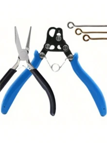 1.5/2.25/3mm Ring Making Pliers, Jewelry Making Metal Wire Bending Tool, 9-Prong Pliers, 9-Prong Coiling Pliers With Grooves, With Cutting Function, For Jewelry Making And Repair (Handcraft Hobbyists And Beginners), Coiling Pliers/9-Prong Coiling Pliers/Grooved Coiling Pliers/3-Section Coiling Pliers For DIY Wrapping
