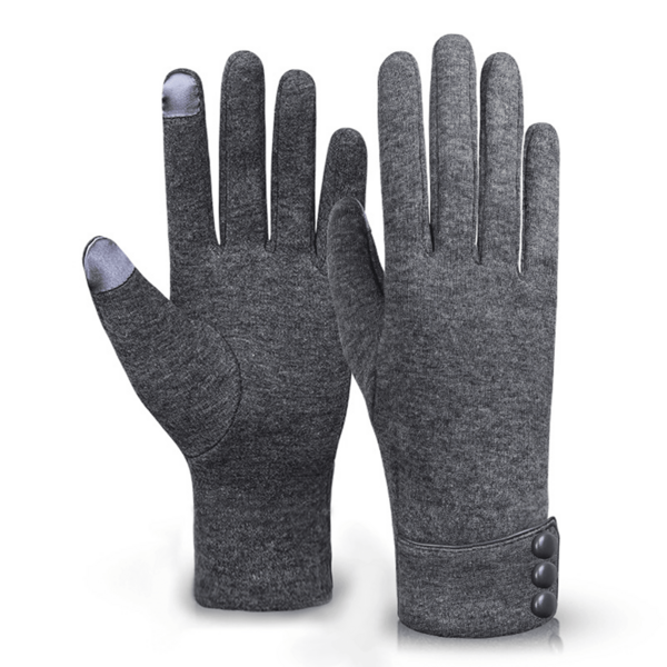 1 Par deGuantes Mujer Elegante Moda Invierno Caliente Touch Screen, Guantes Táctiles Antideslizantes para Mujer para Exteriores, Otoño/Invierno