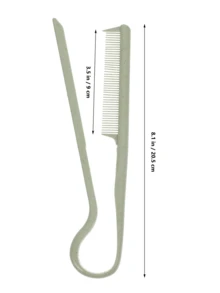 1pc Wheat Straw Flat Hair Brush With Clip Board, Salon Hair Brush Smooth Hair Material, Hair Styling Straightening Iron V-Shape Hair Straightening Brush, Women & Girls Hair Brush, Styling Curling & Straightening Brush