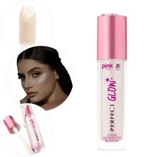 Pink Up Perfect Glow iluminador líquido larga duración, acabado brillante y natural, textura ligera, fácil de aplicar, apto para todo tipo de pieles, presentación portátil - STAR - Ver 1