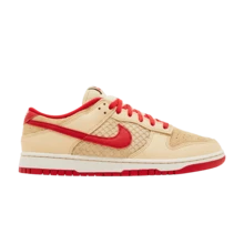 Nike Dunk Low 'Strawberry Waffle' (Unisex) Pale Vanilla/University Red/Sail/Wheat HJ9100-294 Autumn New - Nhiều màu - Xem 1