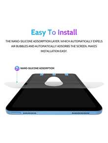 Yezodawee 适用于 iPad 10 代 10.9 英寸 (2022) / iPad 11 代 A16 (2025) 的纸质触感屏幕保护膜，磨砂 PET 薄膜，支持书写，兼容触控笔且灵敏度高，防眩光，防指纹，超薄纳米柔性屏幕保护膜，易于安装，磨砂纸质质感，兼容 Face ID 和 Apple Pencil，防刮擦，无气泡，高清透明。