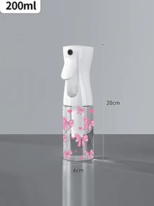 Bow Decor Transparent PET Refillable Travel Spray Bottle, Multi-Purpose Fine Mist Sprayer Bottle, Suitable For Travel And Business, Can Be Used As Makeup Remover Spray, Reusable Hair Mist Bottle, Continuous Spray Bottle, Also For Hair Styling, Cleaning, Plant Misting And Facial Hydration - Multicolor - View 4