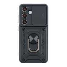 Case Cover For Samsung Galaxy A35/A36/A54/A55/A56/A06/A15/A16/S20 FE/S21 FE/S23 FE/S24 FE/S23/S24/S24 PLUS/S25/S25 PLUS Armor Protection - 黑色 - 查看 1