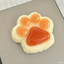 1个超大号柔软TPR材质猫爪挤压玩具 - 质朴纹理，儿童减压玩具，回弹缓慢，适合男孩、女孩作为生日、万圣节、圣诞节礼物 - 彩色 - 查看 28