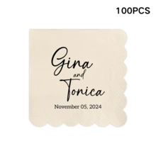 20-500 chiếc khăn ăn cưới tùy chỉnh, khăn ăn giấy viền lượn sóng cá nhân hóa với nhiều kiểu chữ và màu mực, khăn ăn dùng một lần 2 lớp cho đồ uống và tráng miệng, trang trí bàn tiệc cưới hoàn hảo cho tiệc cưới, kỷ niệm, tiệc đính hôn, buổi hẹn hò, tiệc sinh nhật, khăn ăn cocktail tùy chỉnh, phong cách Poetcore, tình yêu vĩnh cửu. - Nhiều màu - Xem 23