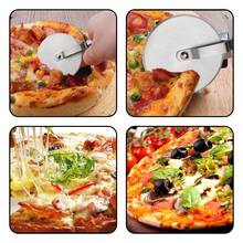 1pc Stainless Steel Pizza Knife, Roller Knife, Roller Knife, Creative Single-Wheel Lace Cutting Surface Roller Pancake Cutter